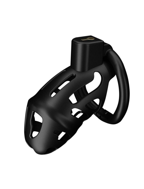 Клітка для пеніса LOCKINK SEVANDA Plastic Penis Chastity Cage, чорна, 3 кільця різних розмірів SX2841 LOCKINK (Китай) фото - ...