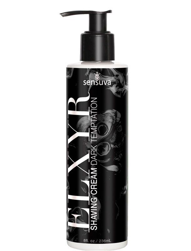 Крем для гоління Sensuva ELXYR Shaving Cream - Dark Temptations (236 мл) SX2882 Sensuva (США) фото - Luxbikini