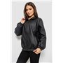 Бомбер жіночий з принтом, колір чорний, 257R72-2 257R72-2 AGER фото - Luxbikini