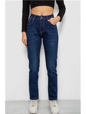 Джинси жіночі на флісі, колір синій, 244RVE955 244RVE955 AGER фото - Luxbikini