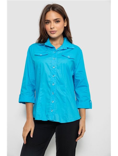 Сорочка жіноча однотонна, колір сірий, 230R068-7 230R068-7 AGER фото - Luxbikini