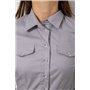 Сорочка жіноча однотонна, колір сірий, 230R068-7 230R068-7 AGER фото - Luxbikini