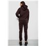 Спортивний костюм жіночий на флісі, колір шоколадний, 257R85 257R85 AGER фото - Luxbikini