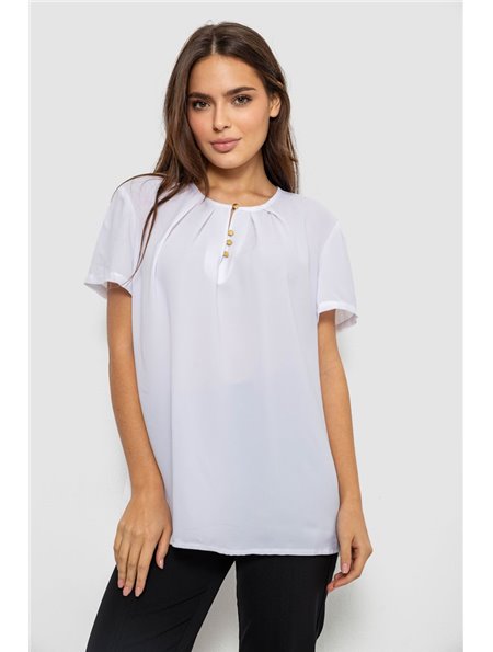 Блуза однотонна, колір м'ятний, 230R112-15 230R112-15 AGER фото - Luxbikini