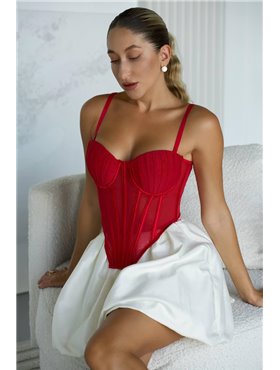 Топ червоний DO3781/3 DO3781/3 Ghazel фото - Luxbikini