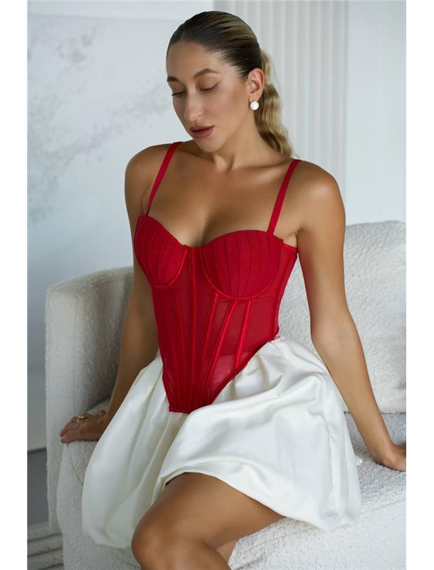 Топ червоний DO3781/3 DO3781/3 Ghazel фото - Luxbikini