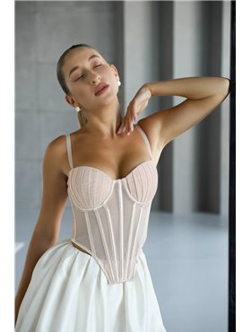 Топ бежевий DO3781/2 DO3781/2 Ghazel фото - Luxbikini