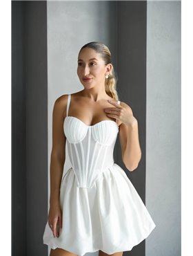 Топ білий DO3781/1 DO3781/1 Ghazel фото - Luxbikini
