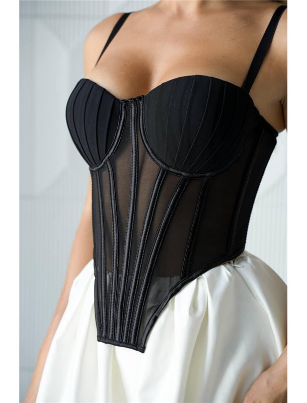 Топ чорний DO3781 DO3781 Ghazel фото - Luxbikini