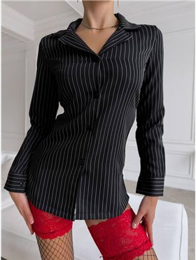 Сукня-сорочка у полоску DO3852 DO3852 Ghazel фото - Luxbikini