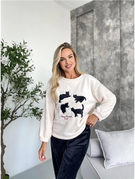 Піжама DO3443 cats DO3443 Ghazel фото - Luxbikini