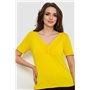 Футболка жіноча, колір жовтий, 186R609 186R609 AGER фото - Luxbikini
