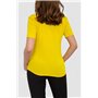 Футболка жіноча, колір жовтий, 186R609 186R609 AGER фото - Luxbikini