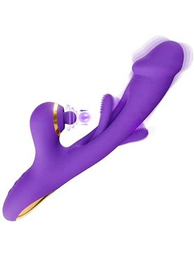Вібратор точки G та постукуванням клітора 3в1 Pretty Love Finger Bunny 21 режим Фіолетовий X00001181-2 China фото - Luxbikini