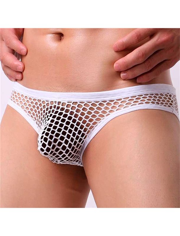 Чоловічі труси в сітку "Clever-Menmode" - Білий - L-XL X0000668-2 China фото - Luxbikini