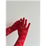 Мереживні червоні рукавички довгі AS3890/1 AS3890/1-універсал Ghazel фото - Luxbikini
