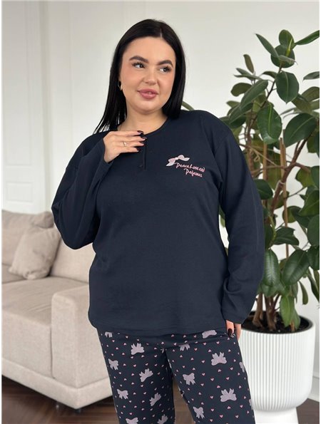 Піжама синя DO3891 DO3891 Ghazel фото - Luxbikini