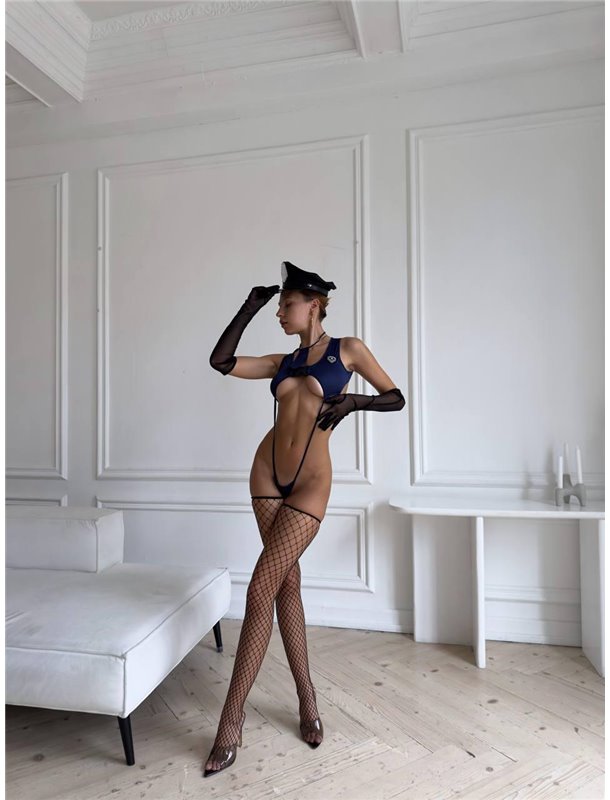 Костюм поліції синій DO3849 DO3849 Ghazel фото - Luxbikini