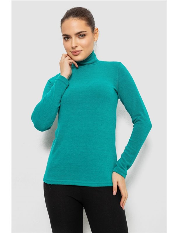 Гольф жіночий однотонний, колір фіолетовий, 257R100 257R100 AGER фото - Luxbikini