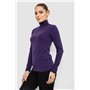 Гольф жіночий однотонний, колір фіолетовий, 257R100 257R100 AGER фото - Luxbikini