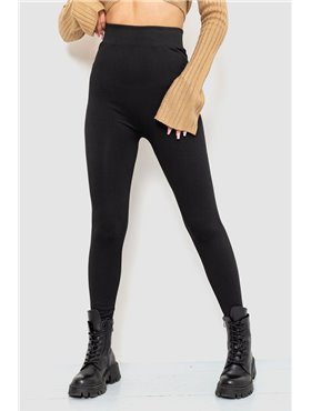 Лосіни на хутрі безшовні, колір чорний, 139R902 139R902 AGER фото - Luxbikini