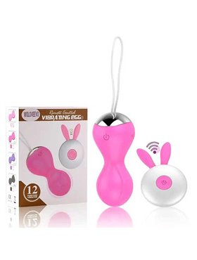 Вагінальні кульки Кегеля з вібрацією 12 режимів Рожевий X00001187-1 China фото - Luxbikini