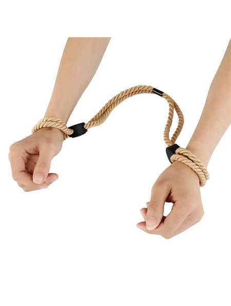 Універсальні наручники для рук і ніг БДСМ Бежевий - Садо-мазо X00001190-3 China фото - Luxbikini