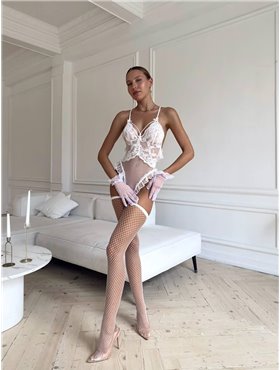 Боді з мереживом DO3831/1 DO3831/1 Ghazel фото - Luxbikini