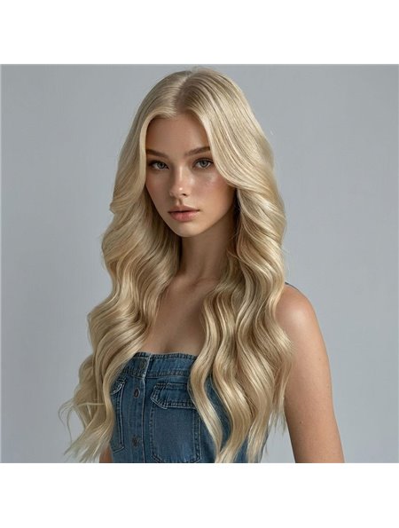 Перука хвиляста довга 70 см зі штучного волосся жіноча Блондин X00001201 China фото - Luxbikini
