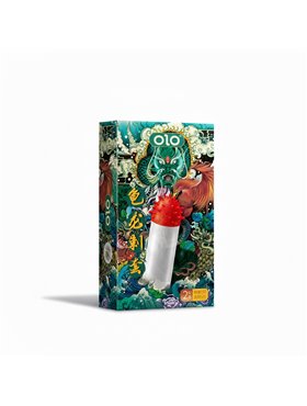 Презервативи стимулюючий з вусиками OLO Dragon з силіконовою змазкою 18 см 2 шт. X00001202-1 China фото - Luxbikini