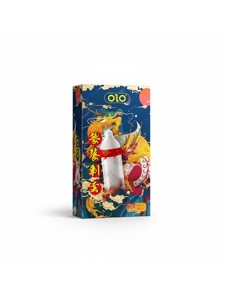 Презервативи стимулюючий з вусиками OLO Taotie з силіконовою змазкою 18 см 2 шт. X00001202-3 China фото - Luxbikini