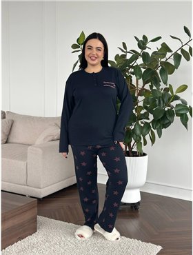 Піжама синя в зірочку DO3892 DO3892 Ghazel фото - Luxbikini