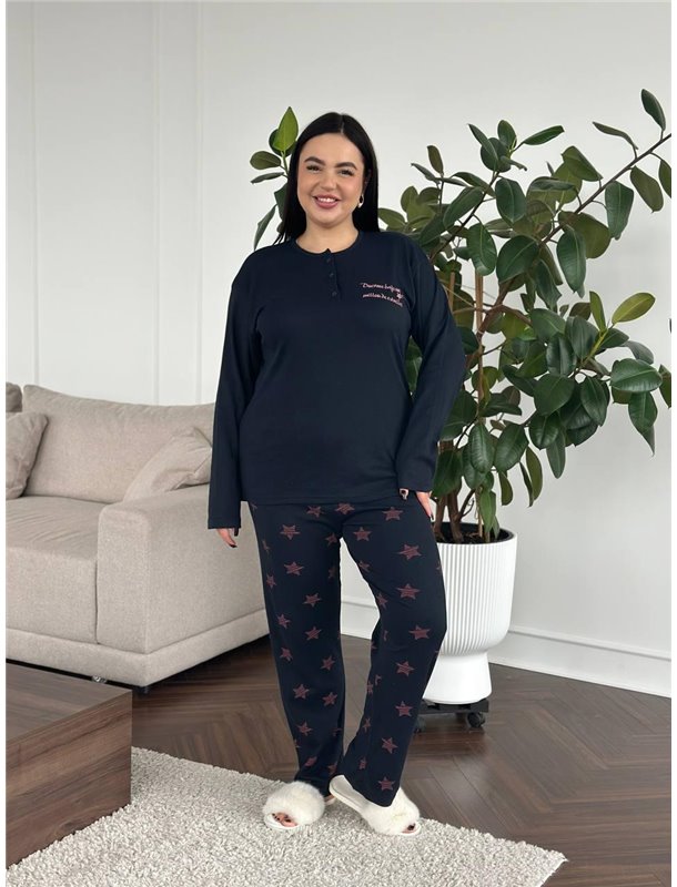 Піжама синя в зірочку DO3892 DO3892 Ghazel фото - Luxbikini