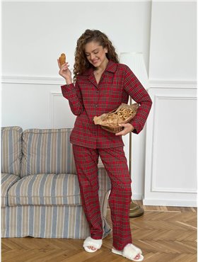 Піжама червона DO3813/1 DO3813/1 Ghazel фото - Luxbikini