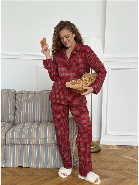 Піжама червона DO3813/1 DO3813/1 Ghazel фото - Luxbikini