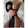 Еротичний комплект з камінчиком DO3955 Ghazel фото - Luxbikini