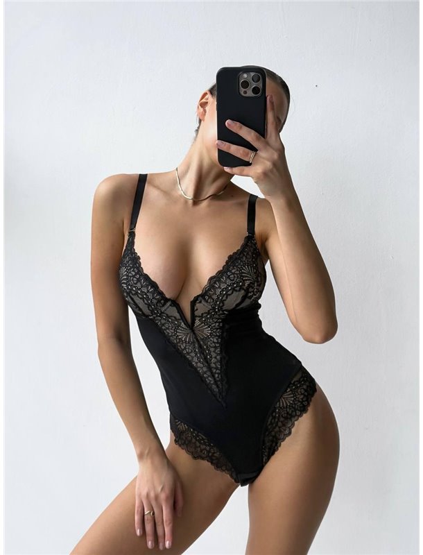 Привабливий чорний боді DO3942 DO3942 Ghazel фото - Luxbikini