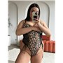 Чорний розкішний боді PLUS SIZE DO3938 Ghazel фото - Luxbikini