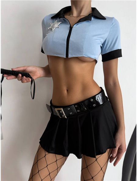 Еротичний костюм поліцейської DO3930 Ghazel фото - Luxbikini