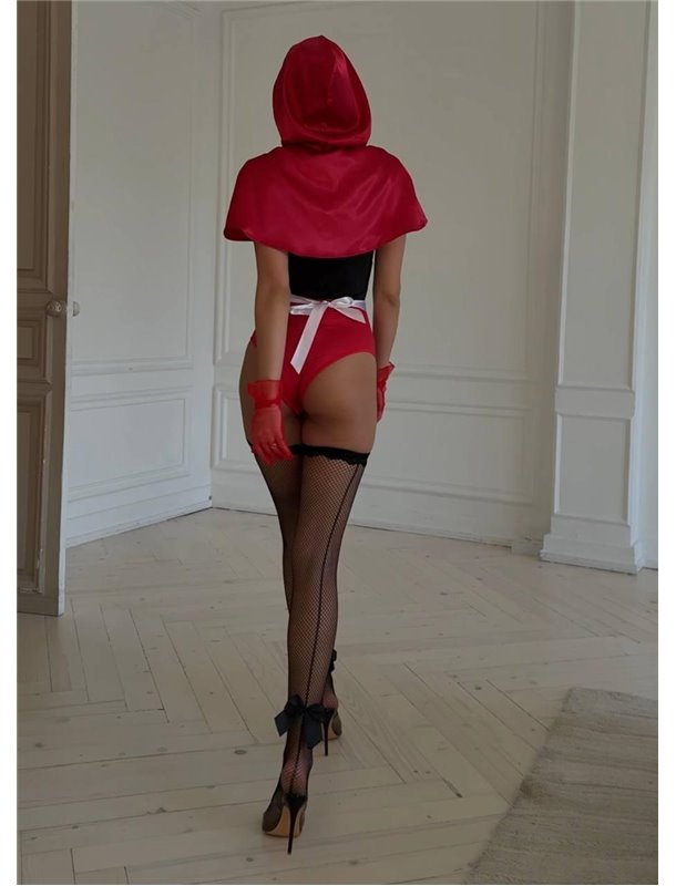 Панчохи чорні з бантиком DO3904 Ghazel фото - Luxbikini