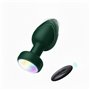 Анальна пробка що світиться з вібрацією і Д/У Light Anal Plug 3,5*9 см зелена — Анальні іграшки X00001123-3 China фото - Luxb...