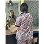 Піжама PLUS SIZE DO3627 леопардова
