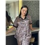 Піжама PLUS SIZE DO3627 леопардова