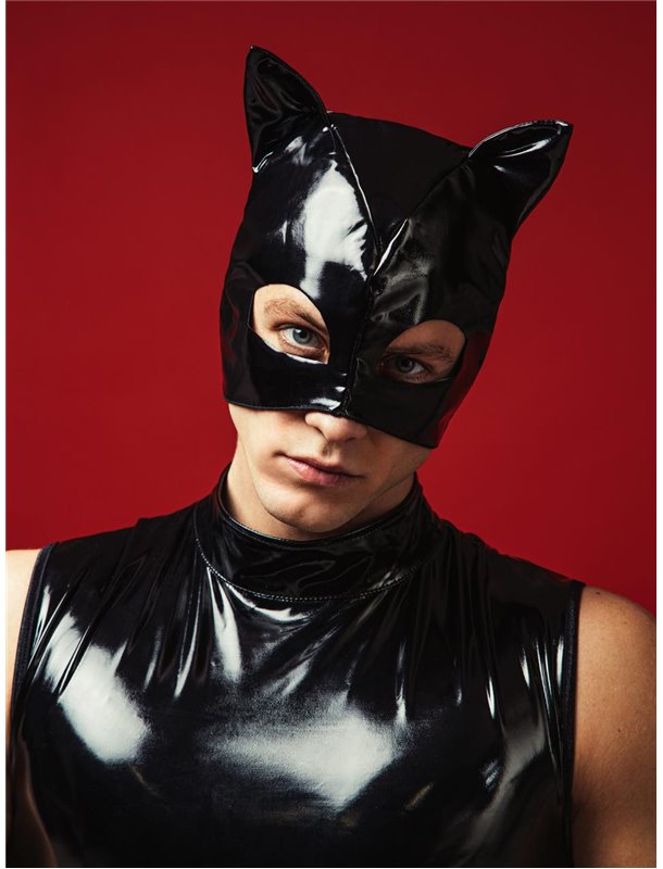Чоловіча лакова маска "Кіт" 2085305782 D&A фото - Luxbikini
