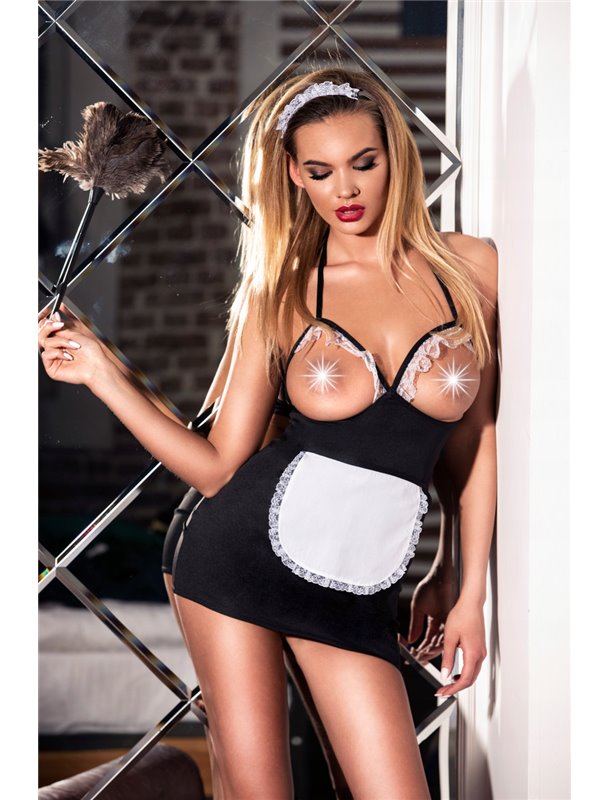 Костюм Покоївки для різноманітних тематичних та рольових ігор, XS-S 2114177152 D&A фото - Luxbikini