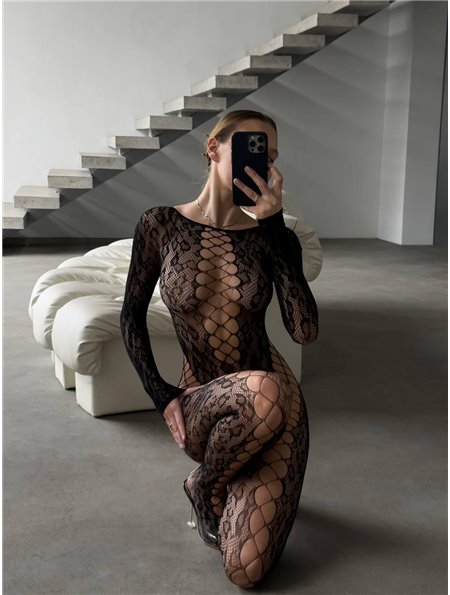 Бодістокінг чорний DO3969 DO3969 Ghazel фото - Luxbikini