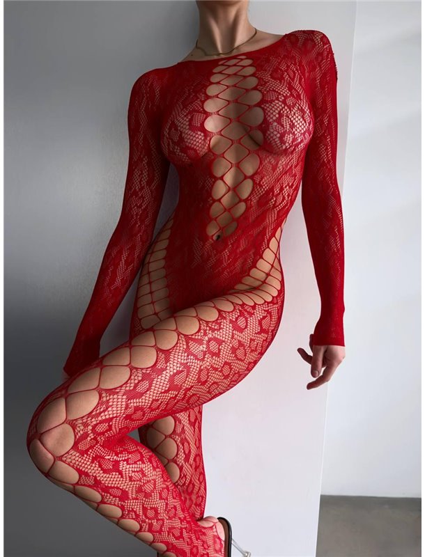 Бодістокінг червоний DO3969/1 DO3969/1 Ghazel фото - Luxbikini