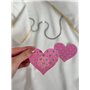 Прикраса на груди стікіні рожеве серце AS1077/1 Ghazel фото - Luxbikini