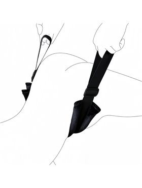 БДСМ ремінь регульований для фіксації та утримування стегон та ніг для еротичних ігор Чорний X00001241 China фото - Luxbikini