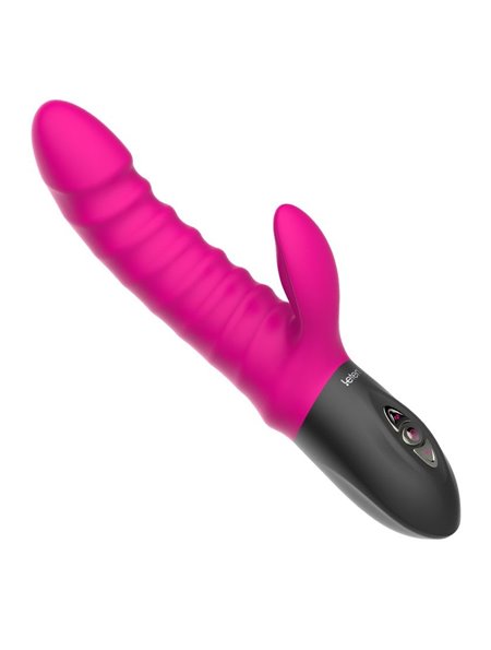 Пульсатор-кролик Leten Vibrator Passionate з підігрівом і вібрацією кліторального відростка